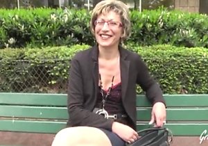 Brunette cutie does kinky shit in a kinky movie