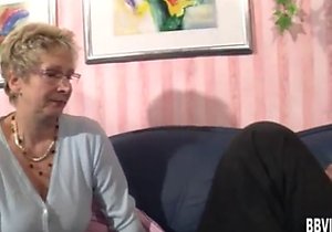 Grandmotherly-looking hoe gets fingered and more