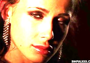 Perky ass showcased during passionate foreplay