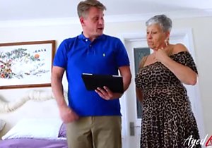 Sexually assertive granny is gonna get gaped